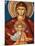 Greek Orthodox Icon Depicting Virgin and Child, Thessalonica, Macedonia, Greece, Europe-Godong-Mounted Photographic Print