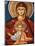 Greek Orthodox Icon Depicting Virgin and Child, Thessalonica, Macedonia, Greece, Europe-Godong-Mounted Photographic Print