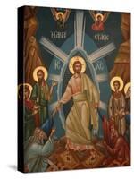 Greek Orthodox Icon of Christ's Resurrection, Thessalonica, Macedonia, Greece, Europe-Godong-Stretched Canvas