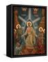 Greek Orthodox Icon of Christ's Resurrection, Thessalonica, Macedonia, Greece, Europe-Godong-Framed Stretched Canvas