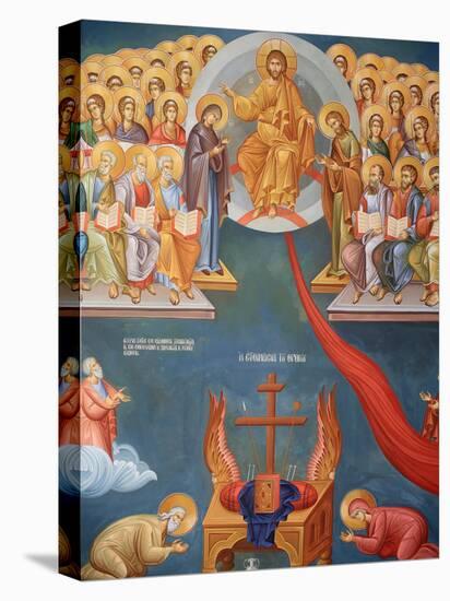 Greek Orthodox Icon, Thessaloniki, Macedonia, Greece, Europe-Godong-Stretched Canvas