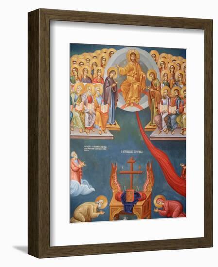 Greek Orthodox Icon, Thessaloniki, Macedonia, Greece, Europe-Godong-Framed Photographic Print