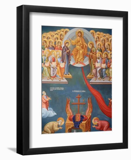 Greek Orthodox Icon, Thessaloniki, Macedonia, Greece, Europe-Godong-Framed Photographic Print