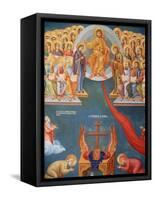 Greek Orthodox Icon, Thessaloniki, Macedonia, Greece, Europe-Godong-Framed Stretched Canvas