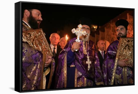 Greek Orthodox procession on Good Friday, Greece-Godong-Framed Stretched Canvas