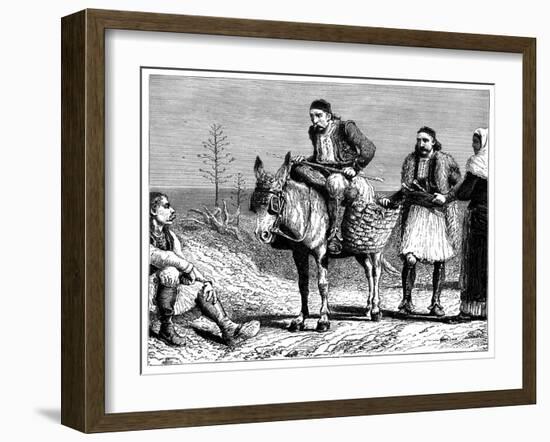 Greek Peasants, C1890-null-Framed Giclee Print