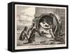 Greek Philosopher in His Home-Gerome-Framed Stretched Canvas