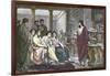 Greek Physician Galen Teaching in Rome, 162 AD-null-Framed Giclee Print
