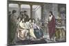 Greek Physician Galen Teaching in Rome, 162 AD-null-Mounted Giclee Print
