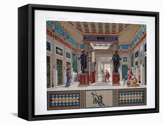 Greek, Roman Temple, C1800-1835-Firmin Didot-Framed Stretched Canvas