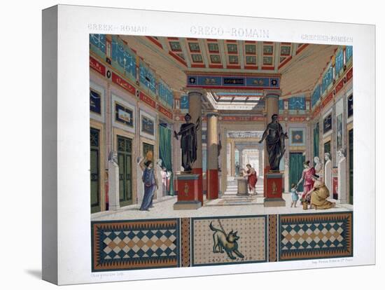Greek, Roman Temple, C1800-1835-Firmin Didot-Stretched Canvas