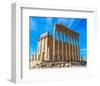 Greek Ruins of Palmyra Syria-null-Framed Art Print