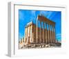 Greek Ruins of Palmyra Syria-null-Framed Art Print