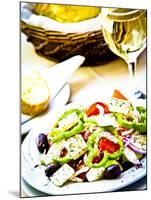 Greek Salad, Plaka District, Athens, Greece-Doug Pearson-Mounted Photographic Print