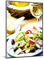 Greek Salad, Plaka District, Athens, Greece-Doug Pearson-Mounted Photographic Print