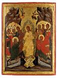 Icon Depicting the Holy Mother of the Passion-Greek School-Giclee Print