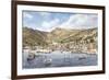 Greek Seaport Town-Stanton Manolakas-Framed Giclee Print
