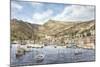 Greek Seaport Town-Stanton Manolakas-Mounted Giclee Print