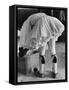 Greek Soldier of the Elite Evzone Guard Wearing Traditional 19th Century Uniform For a Ceremony-Alfred Eisenstaedt-Framed Stretched Canvas