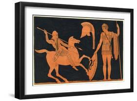 Greek Soldiers-John Strutt-Framed Art Print