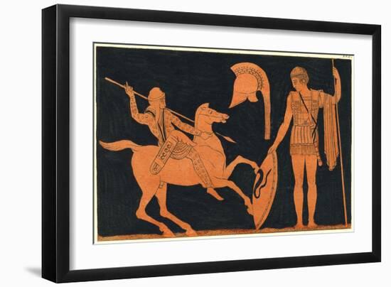 Greek Soldiers-John Strutt-Framed Art Print