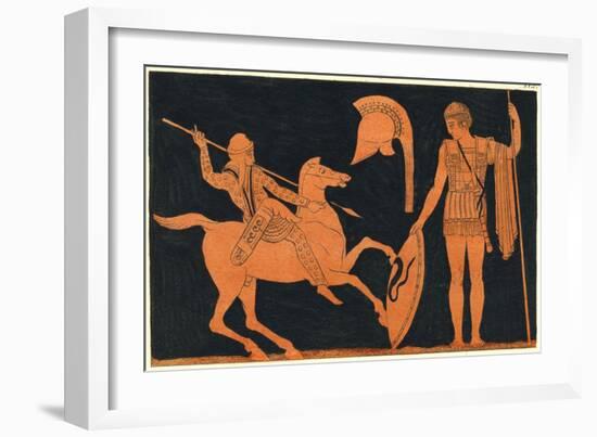 Greek Soldiers-John Strutt-Framed Art Print