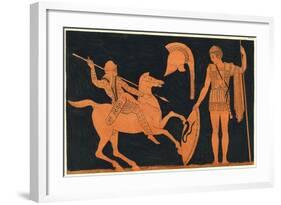 Greek Soldiers-John Strutt-Framed Art Print