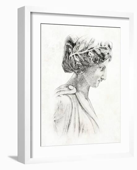 Greek Statue I-Annie Warren-Framed Art Print