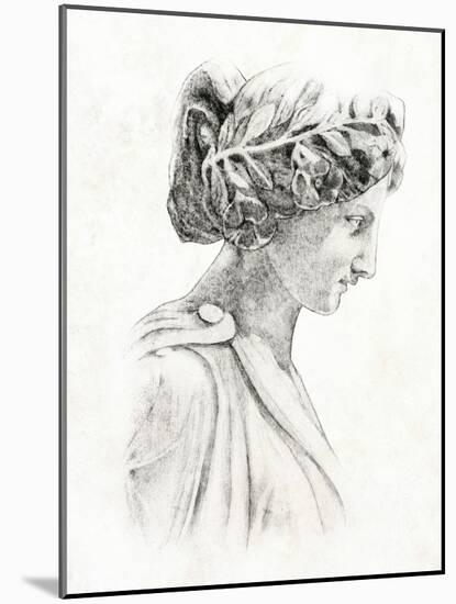 Greek Statue I-Annie Warren-Mounted Art Print