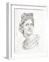 Greek Statue II-Annie Warren-Framed Art Print