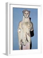 Greek statue Kore 674 from the Acropolis, 6th century BC. Artist: Unknown-Unknown-Framed Giclee Print