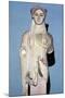 Greek statue Kore 674 from the Acropolis, 6th century BC. Artist: Unknown-Unknown-Mounted Giclee Print