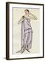 Greek Style Toga Dress 1922-David Soeurs-Framed Art Print