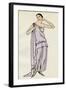 Greek Style Toga Dress 1922-David Soeurs-Framed Art Print