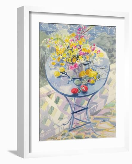Greek Table-Elizabeth Jane Lloyd-Framed Giclee Print