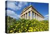 Greek Temple, Segesta, Trapani District, Sicily, Italy, Europe-Bruno Morandi-Stretched Canvas