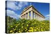 Greek Temple, Segesta, Trapani District, Sicily, Italy, Europe-Bruno Morandi-Stretched Canvas