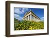 Greek Temple, Segesta, Trapani District, Sicily, Italy, Europe-Bruno Morandi-Framed Photographic Print