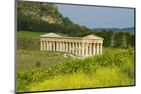 Greek Temple, Segesta, Trapani District, Sicily, Italy, Europe-Bruno Morandi-Mounted Photographic Print