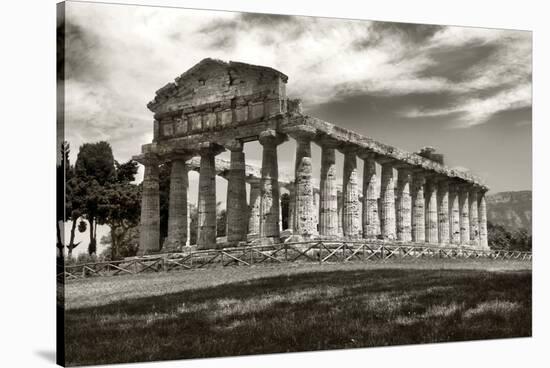 Greek Temple-Chris Bliss-Stretched Canvas