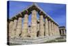 Greek Temples of Hera and Neptune, Campania, Italy-Eleanor Scriven-Stretched Canvas