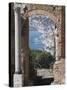 Greek Theatre and View of Giardini Naxos, Taormina, Sicily, Italy, Europe-Martin Child-Stretched Canvas