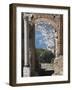 Greek Theatre and View of Giardini Naxos, Taormina, Sicily, Italy, Europe-Martin Child-Framed Photographic Print