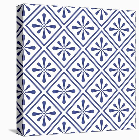 Greek Tile 2-Allen Kimberly-Stretched Canvas