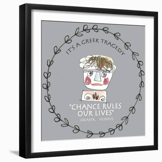 Greek Tragedy F-Effie Zafiropoulou-Framed Premium Giclee Print