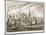 Greek Triremes at the Battle of Salamis (Litho)-English-Mounted Giclee Print