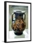 Greek Vase Decorated with Figures of Warriors Fighting-null-Framed Photographic Print