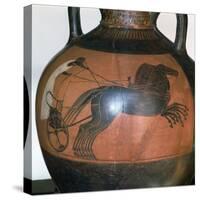 Greek Vase Depicting a Chariot, C5th-6th Century Bc-null-Stretched Canvas