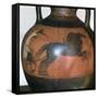 Greek Vase Depicting a Chariot, C5th-6th Century Bc-null-Framed Stretched Canvas