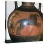 Greek Vase Depicting a Chariot, C5th-6th Century Bc-null-Stretched Canvas